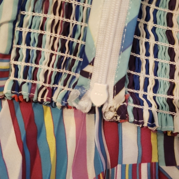 Parker Magna Stripe Dress, Sz S - Picture 14 of 16